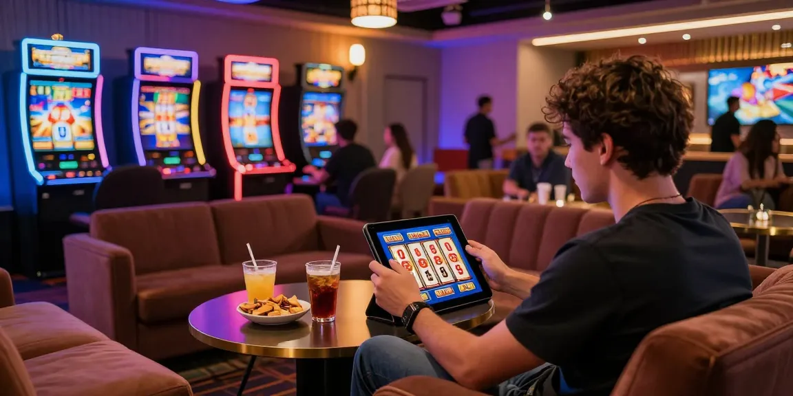 Engaged player enjoying Slot Habanero game in a vibrant online casino atmosphere.