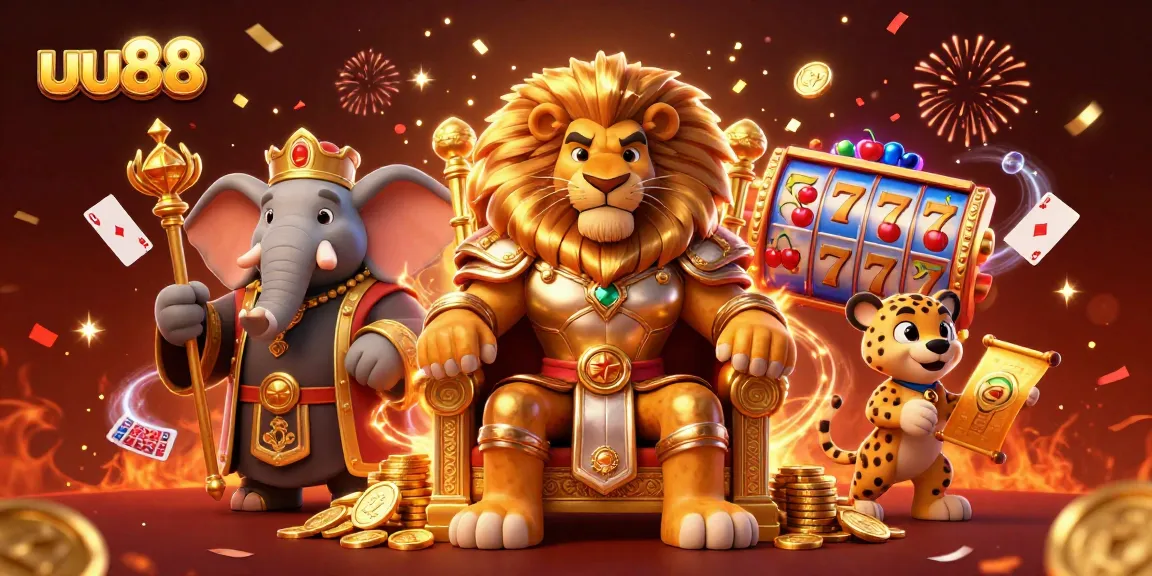 Experience thrilling wins at uu88 with vibrant slots and dynamic gaming elements in a rich casino scene.