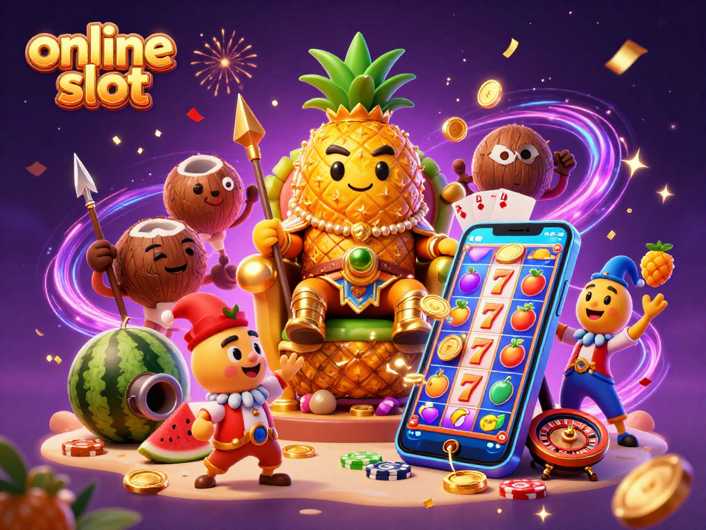 Engage with exciting online slot adventures in this vibrant casino scene.