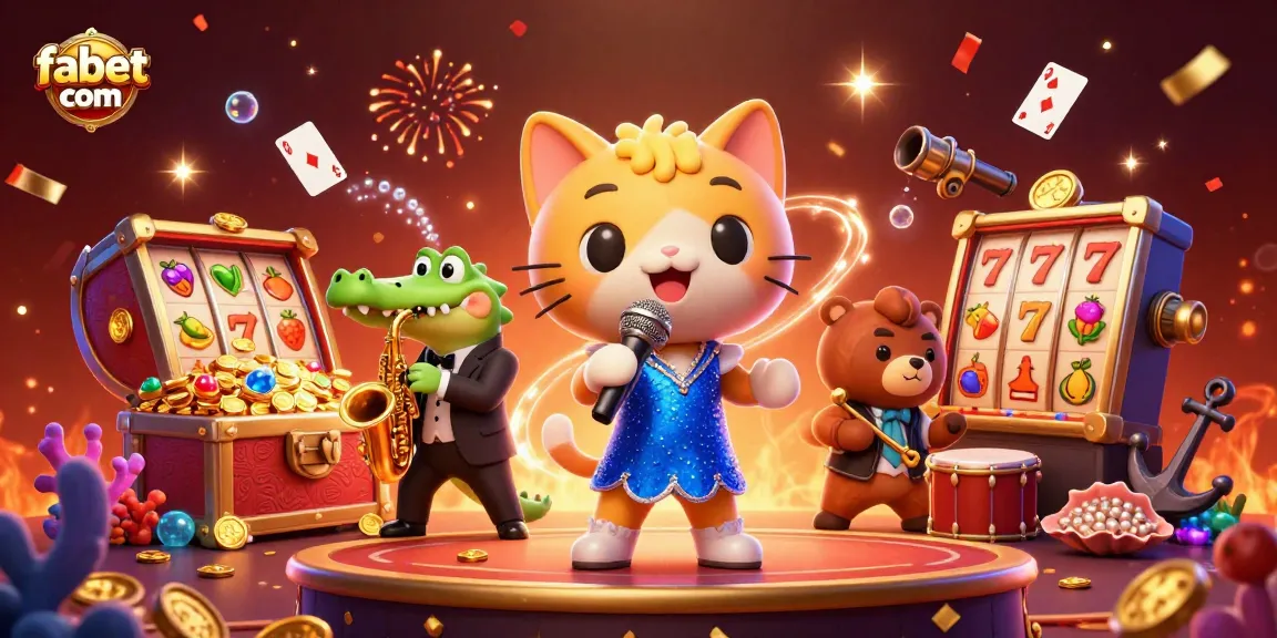 Experience thrilling wins at fabet com with luck and excitement in an engaging casino scene.