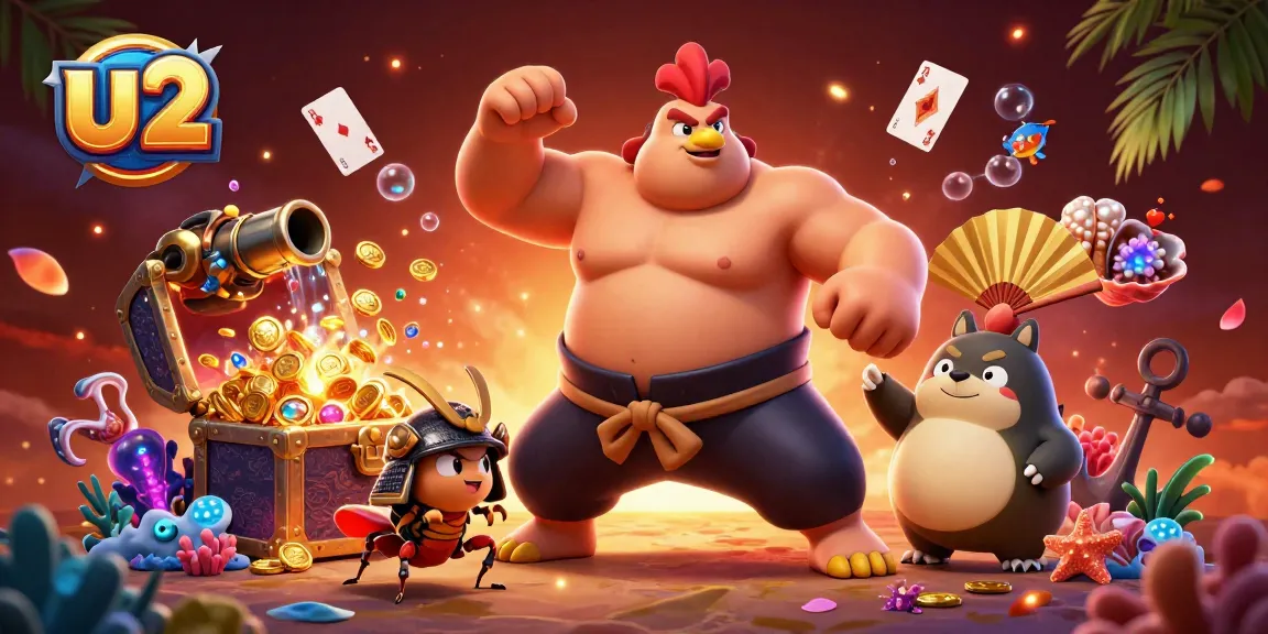 Bet and win at U2 Casino featuring vibrant characters and exciting game elements.