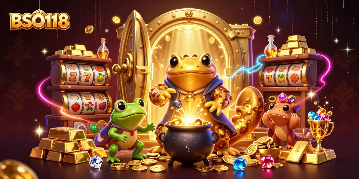Engage with BSO118 and explore the enchanting world of casino gaming in a vibrant illustration.