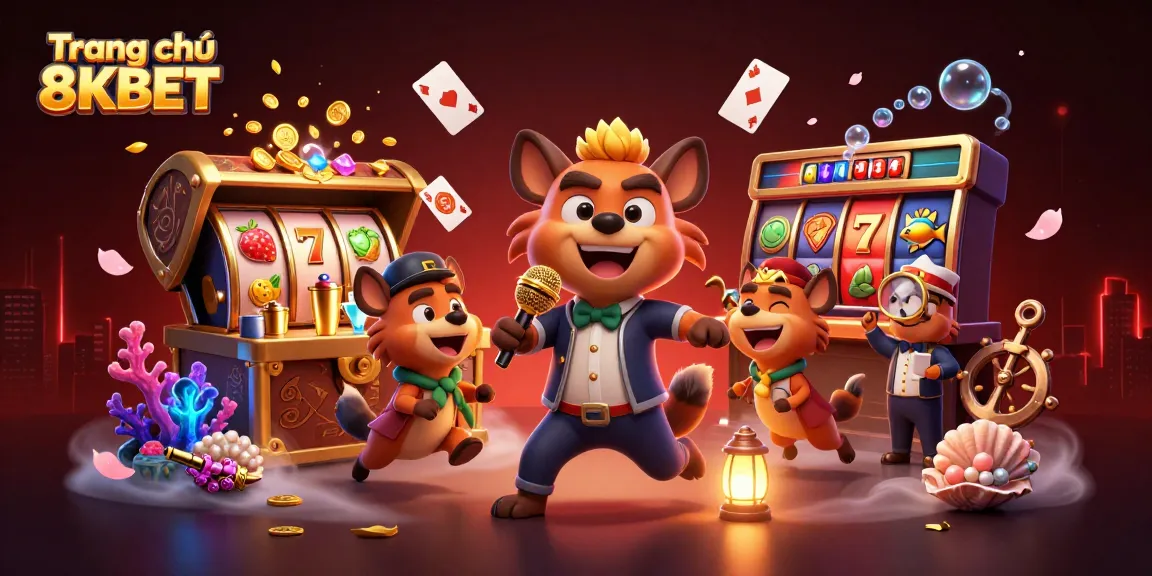 Experience excitement at Trang chủ 8KBET with hyenas in a vibrant comedy casino club scene.