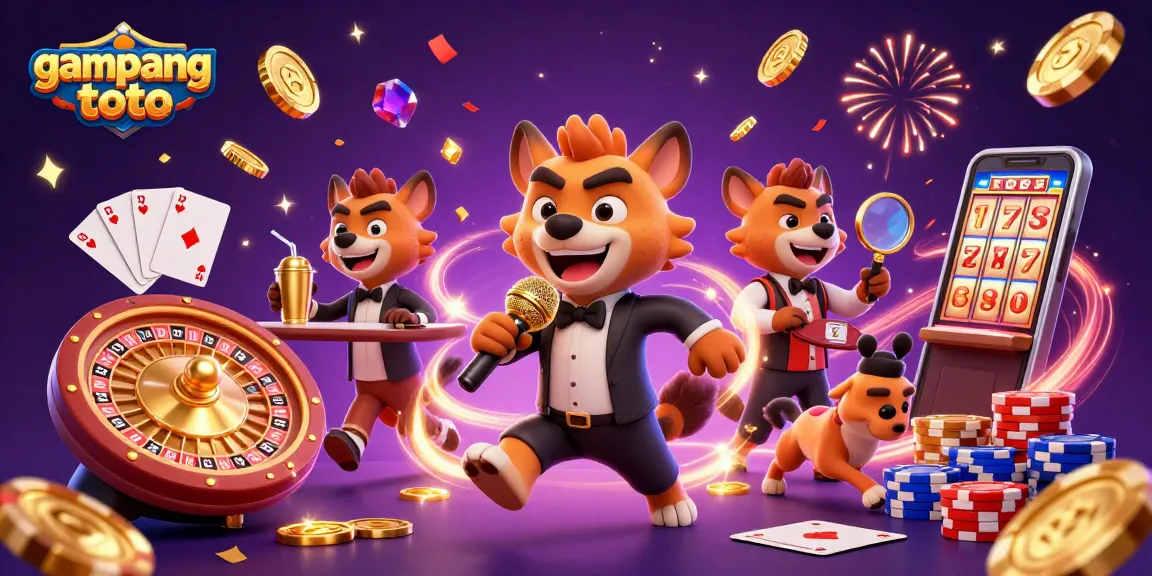 gampangtoto menawarkan pengalaman unik dengan hyena komedi dalam klub kasino penuh kegembiraan.