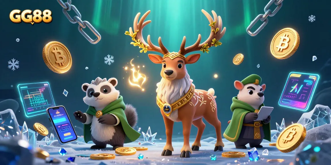 Engage with GG88's immersive gaming experience featuring Celtic characters and crypto elements.