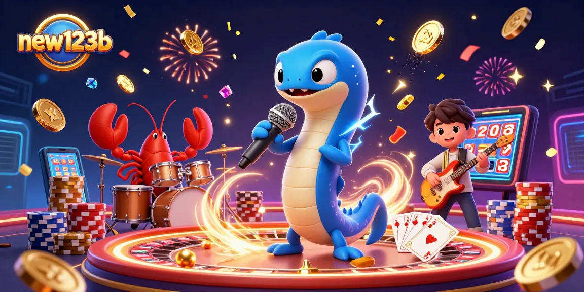 Win big with new123b at the vibrant underwater casino featuring lively characters and sparkling gems.