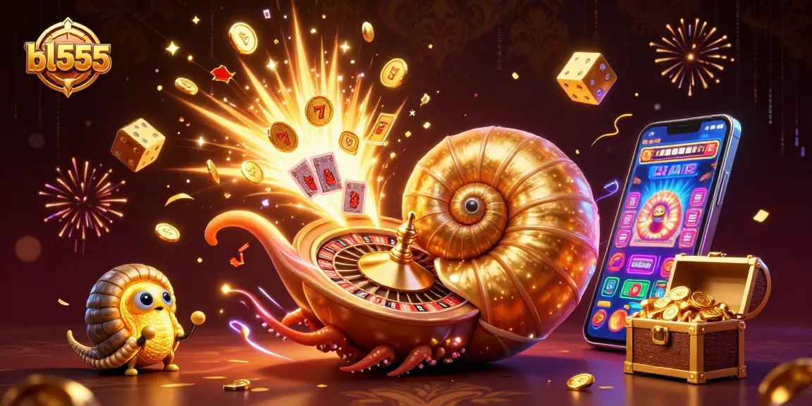 bl555 nautilus roulette and slot machine creating a vibrant jackpot celebration