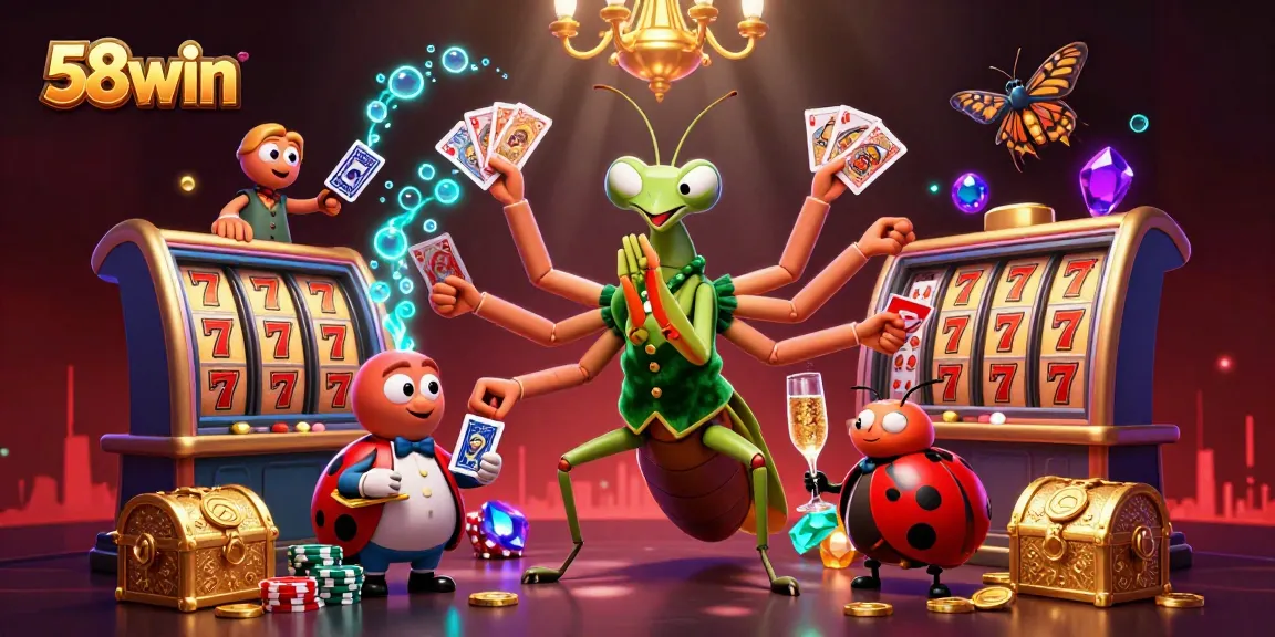 Engage in thrilling experiences with 58win's vibrant casino scene featuring dynamic game elements.