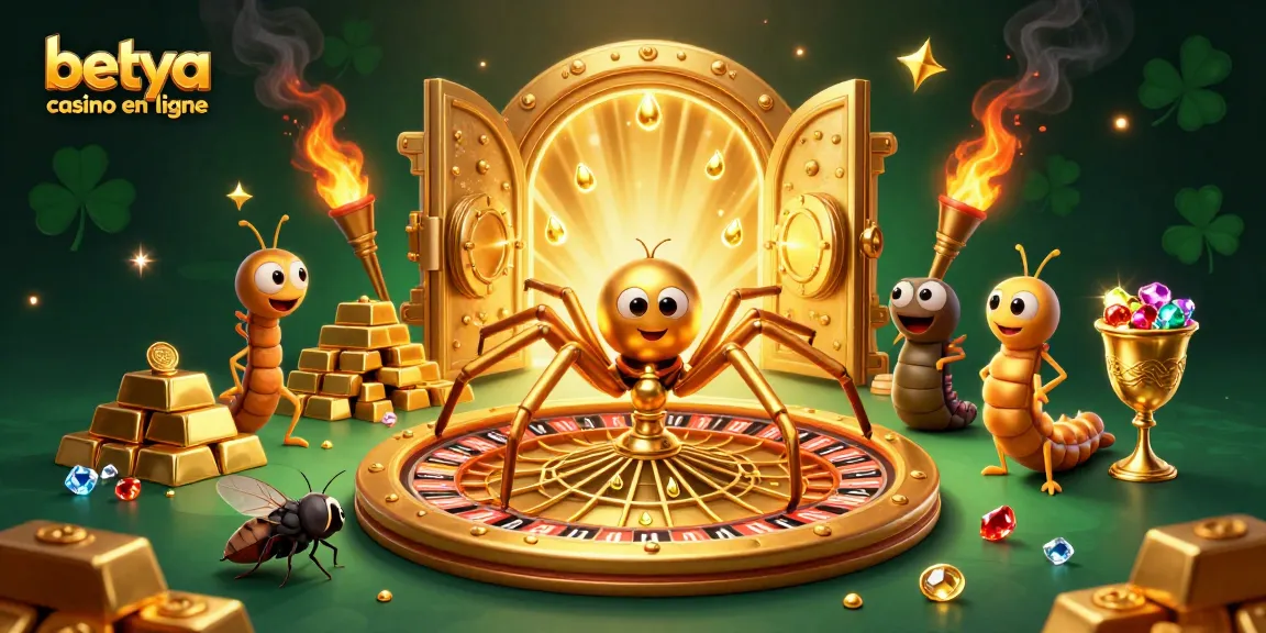 Experience thrilling bets at betya casino en ligne with a vibrant 3D casino illustration.