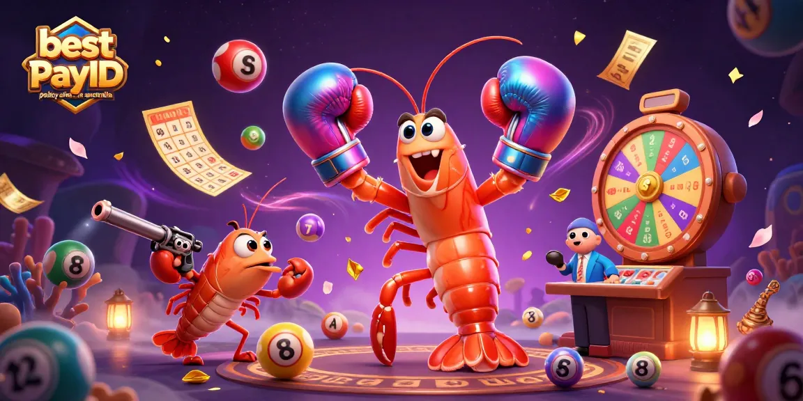 Experience the best PayID pokies sites in Australia with colorful dynamic illustrations of lottery elements.