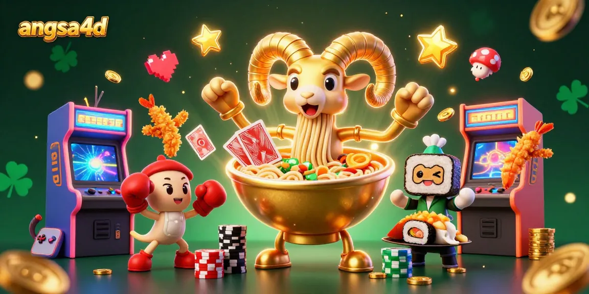 Experience the thrill of winning at angsa4d with vibrant casino characters dealing cards and stacking chips.