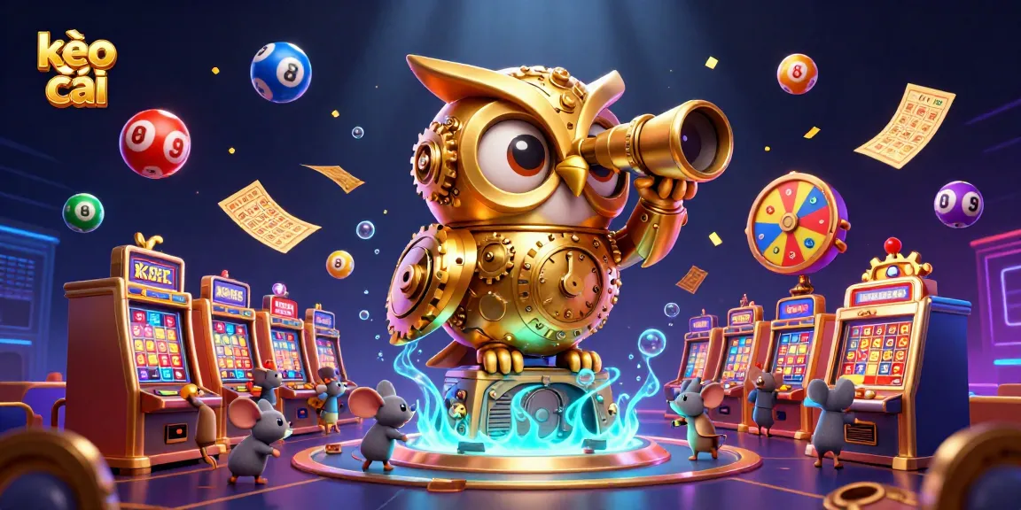 Experience thrilling moments in kèo nhà cái with a vibrant 3D casino scene filled with detailed characters and games.