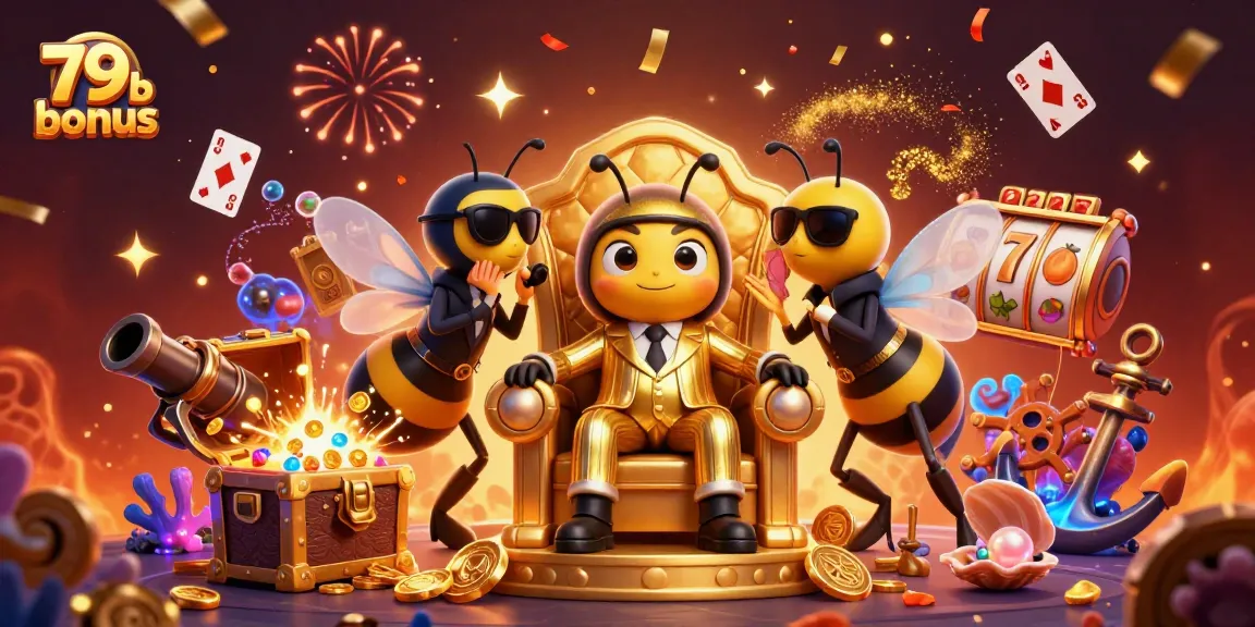 Aproveite as incríveis ofertas do 79b bonus com uma cena de cassino animada cheia de diversão e prêmios.