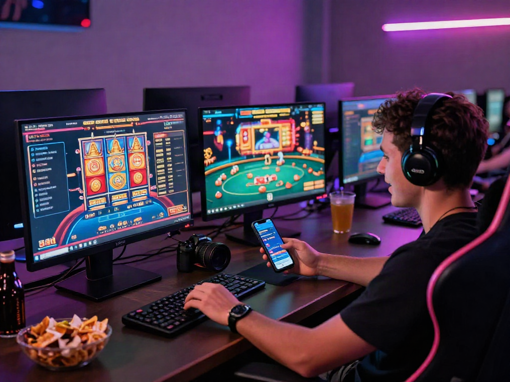 Engaging online gaming scene highlighting 789win’s vibrant interface and interactive atmosphere.