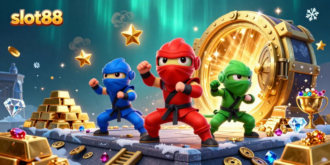 Temukan pengalaman bermain slot88 yang menegangkan dengan ninja chameleon dan harta karun yang berkilau.