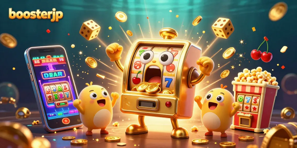 Experience thrilling wins with boosterjp, featuring lively slot machines and a jackpot explosion!