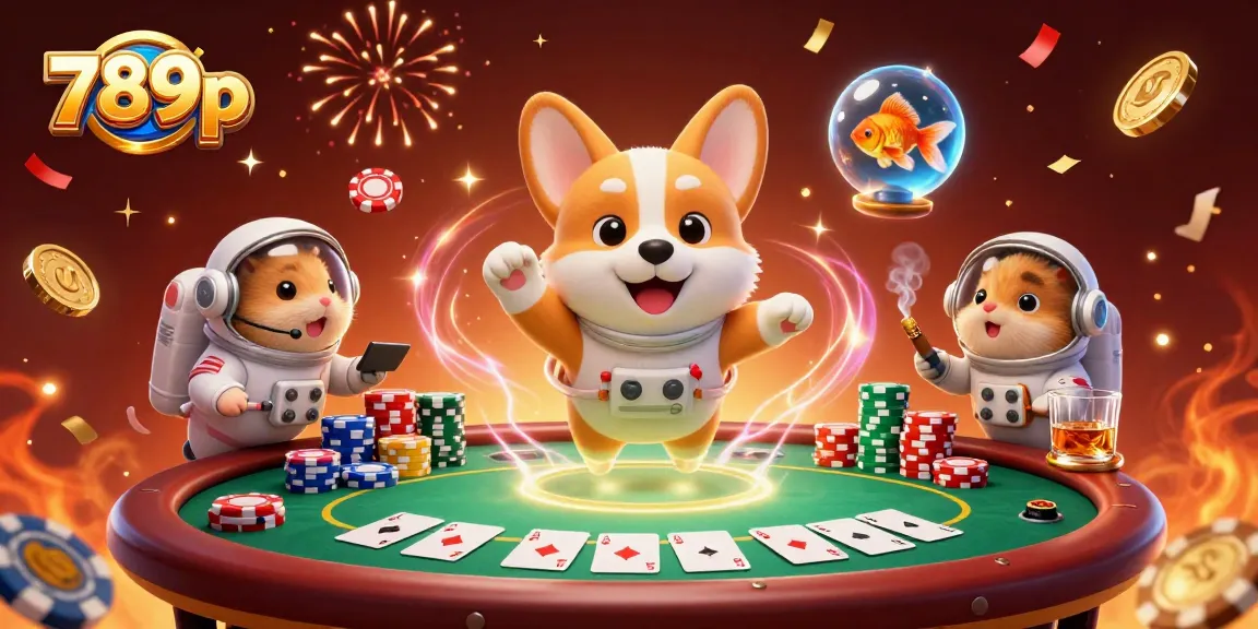 Experience the excitement of 789p casino with playful characters and dynamic gaming elements in an engaging scene.