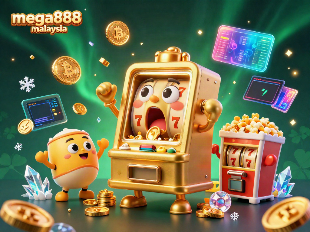 Aksi mesin slot mega888 malaysia memenangi jackpot dengan jet uang logam berkilauan