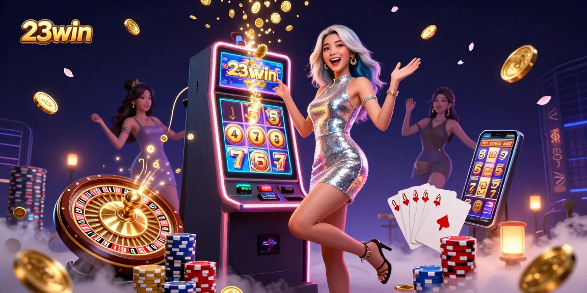 Celebrate winnings at 23win with vibrant casino games, shimmering jackpots, and dynamic action!