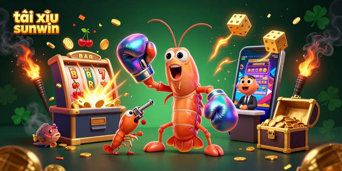 Experience the thrill of tài xỉu sunwin in a vibrant casino scene with dynamic characters and exciting elements.