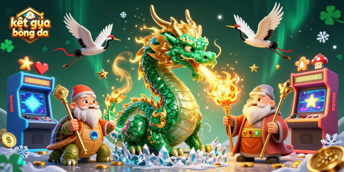Experience exciting kết quả bóng đá with vibrant visuals of dragon and lucky symbols in action!