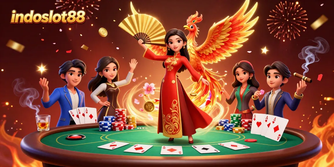 Experience thrilling gameplay at indoslot88 with captivating visuals and dynamic poker action.
