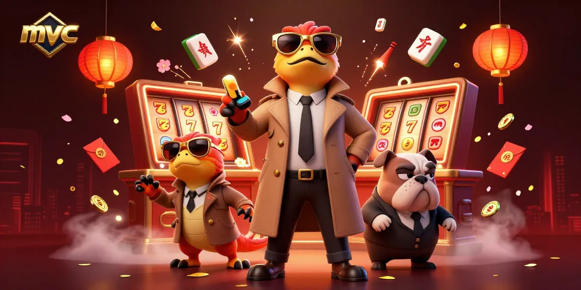Experience thrilling gameplay at mvc with lively 3D raptors at a casino entrance, surrounded by slots and vibrant decorations.