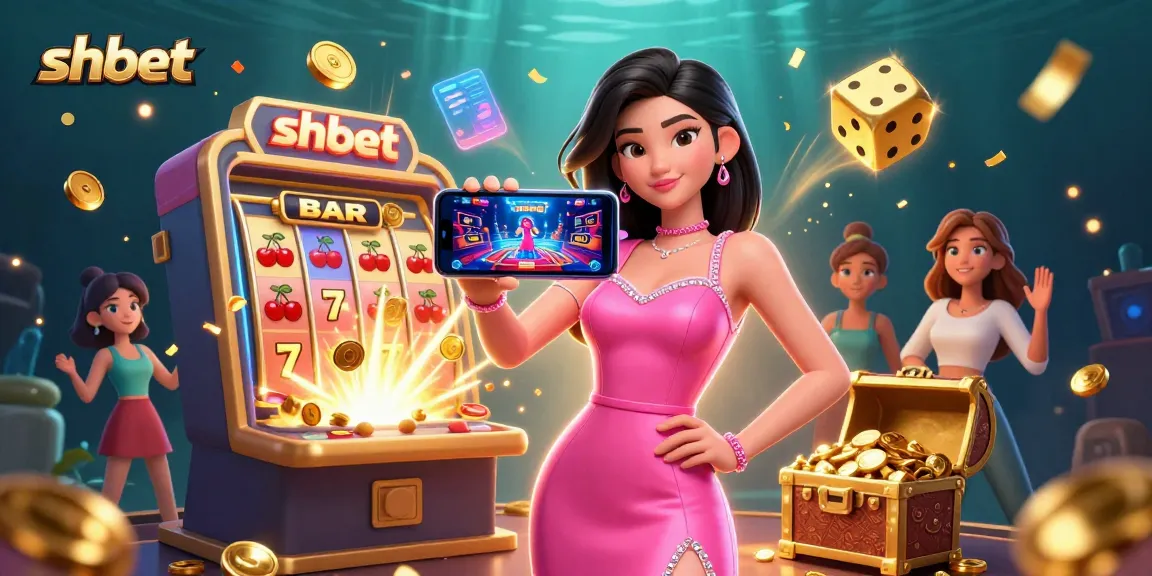 Experience the thrilling slots and live dealer games at SHBET with interactive visuals.