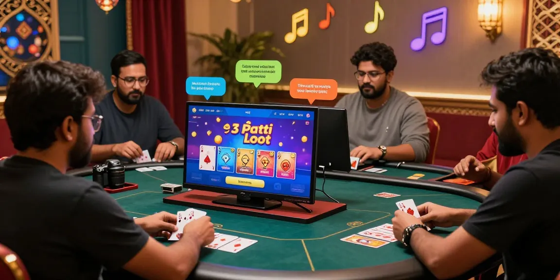 Visit website to engage with the exciting 3 Patti Loot online gaming experience featuring colorful graphics and social interactions.