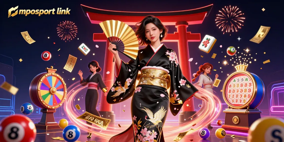 Experience the excitement of mposport link with dynamic lottery elements and a vibrant casino atmosphere.