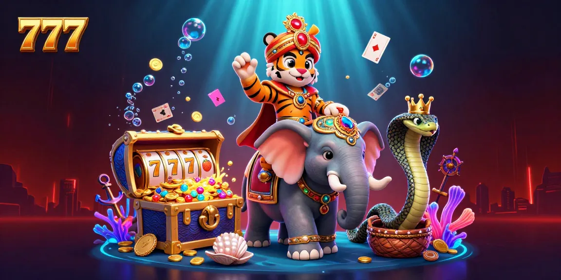 Experience thrilling gameplay with 777 jackpot reels, vibrant casino scenes, and exciting animations.