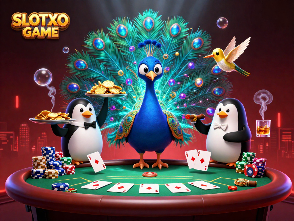 เล่นสล็อตเกม SLOTXO พร้อมกับตัวละครพิเศษในบรรยากาศคาสิโนที่ตื่นเต้นสุดๆ