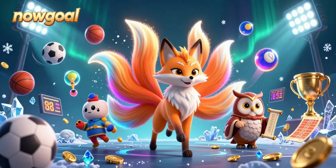 Betting with nowgoal scores in a rich, vibrant scene showcasing sports and gaming elements.