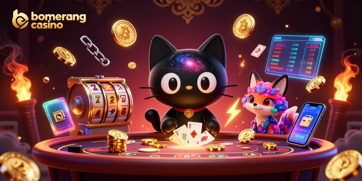 Boomerang casino ponuja razburljive igralne avtomate in zlato bliskajoče žetone.