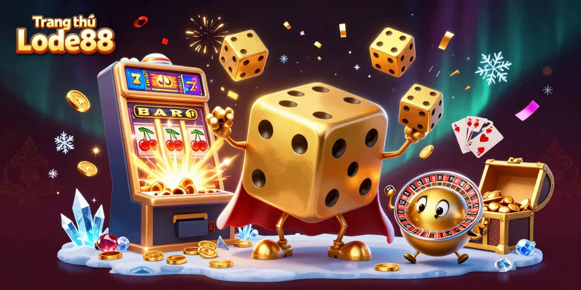 Win big at Trang chủ Lode88 with vibrant casino scene bursting with excitement and rich details.