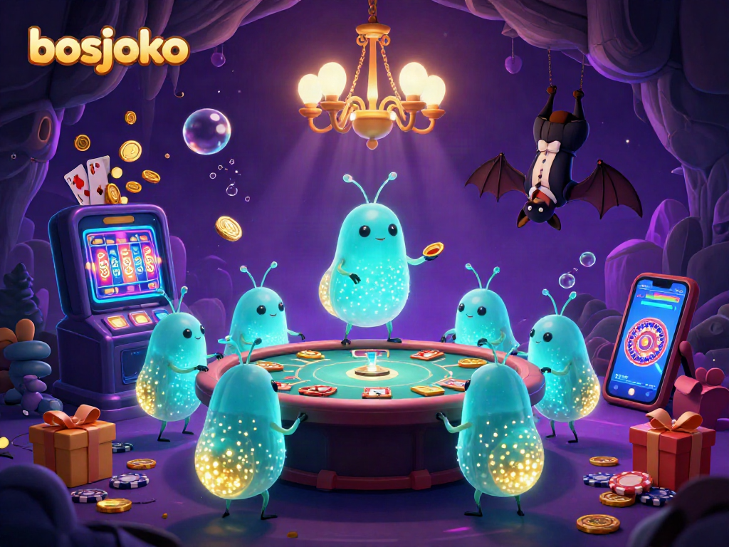 Experience the vibrant casino atmosphere where glowworms illuminate gaming moments at bosjoko, bringing excitement to every spin.