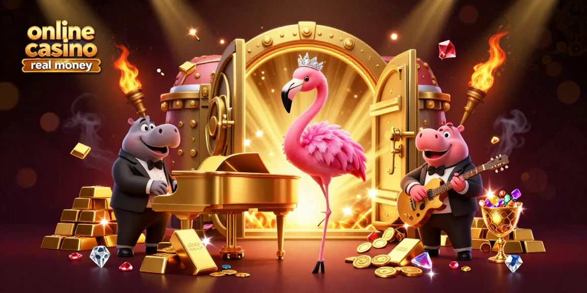 Experience the excitement of online casino Australia real money with vibrant characters and treasure-filled atmosphere