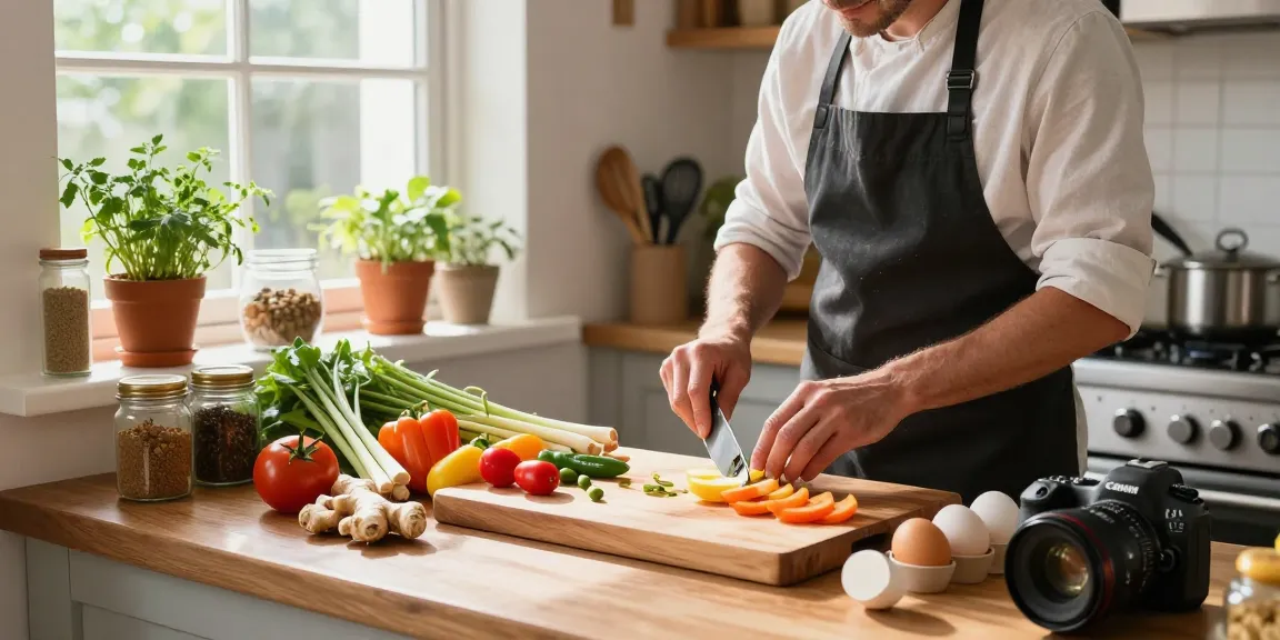 Cooking with fresh ginger and lemongrass in a vibrant kitchen scene highlighting the benefits of healthy ingredients and สล็อต.