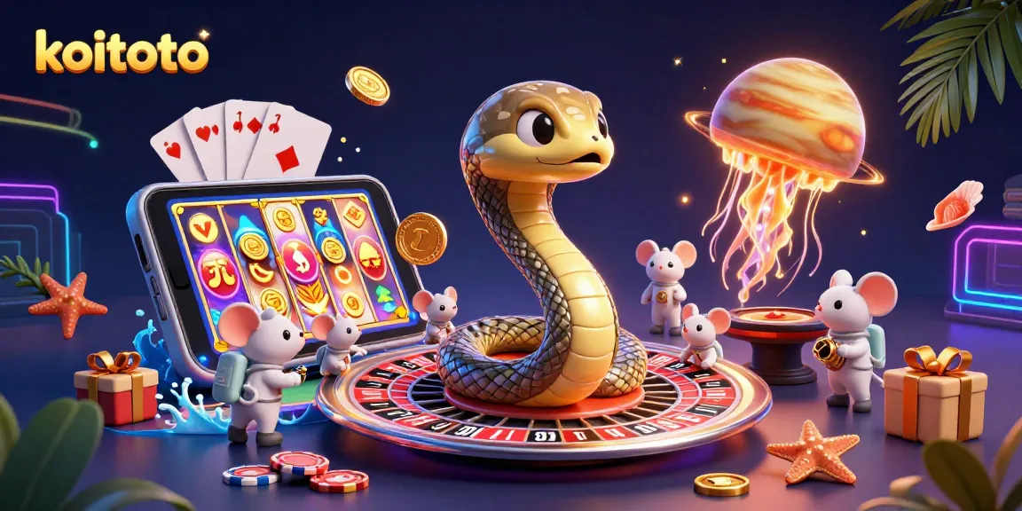 Koitoto engages players with thrilling bets in an ultra-detailed casino universe filled with excitement.