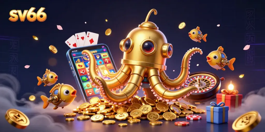 Experience thrilling gameplay at SV66 with dynamic slot games and vibrant illustrations.