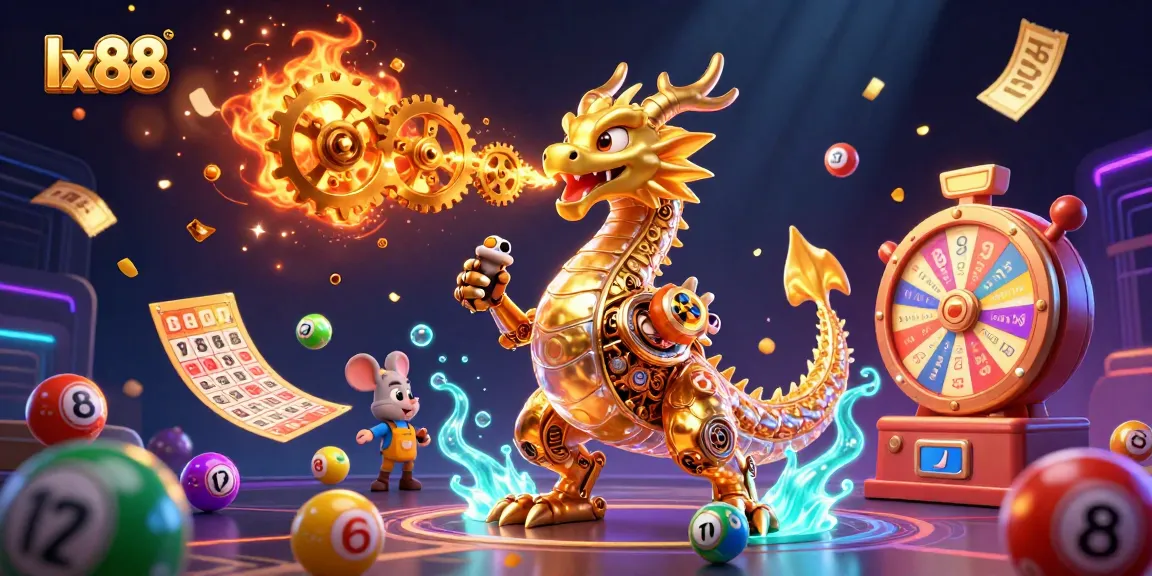 Experience the enchanted world of lx88 with vibrant lotto balls and thrilling gaming elements!