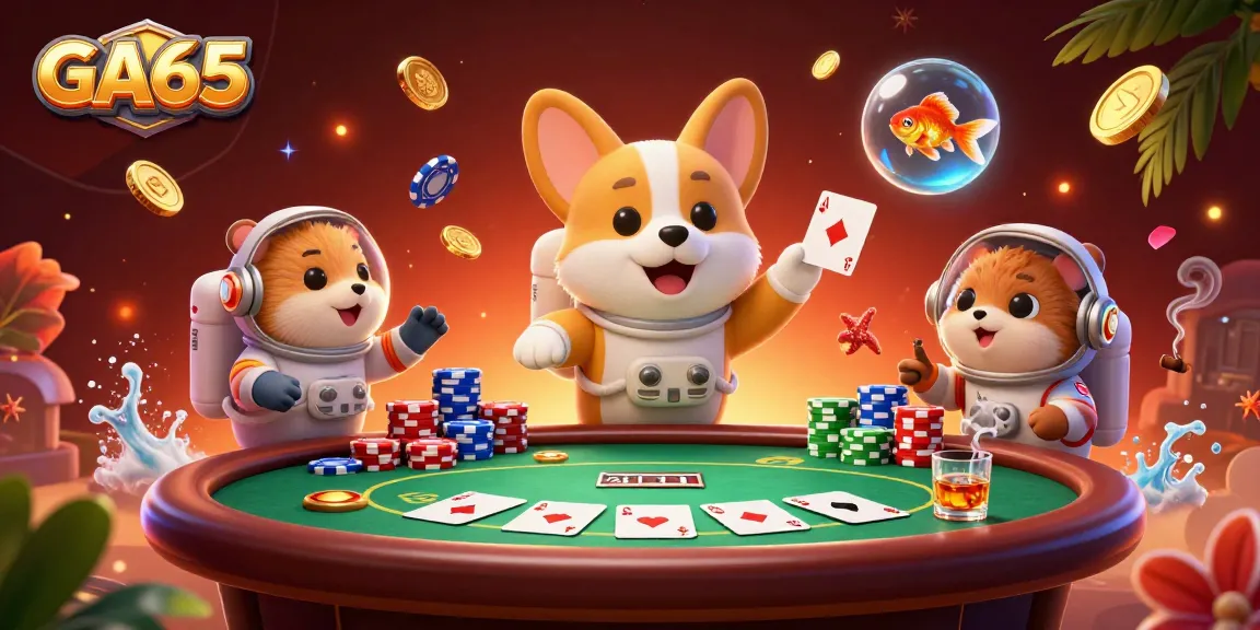 GA65 immerses you in an exciting poker scene with dynamic elements and vibrant characters.