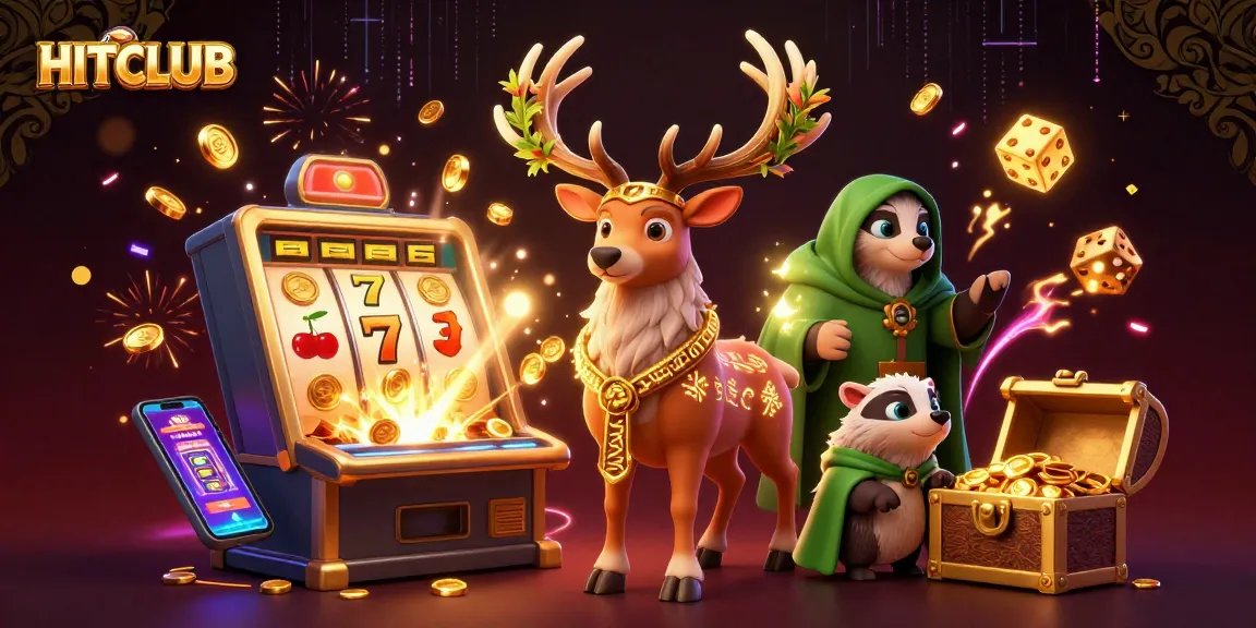 Experience epic wins at HITCLUB with vibrant slot machines and casino magic.