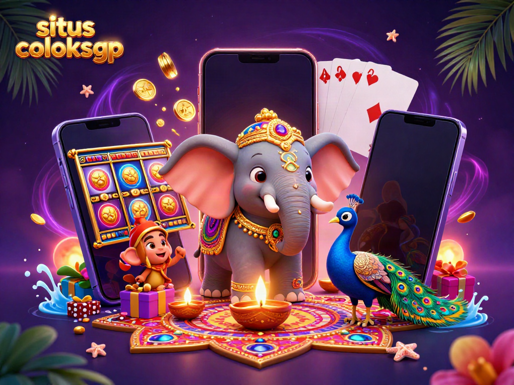 Menangkan permainan di situs coloksgp dengan simbol slot yang berkilau dan karakter 3D meriah.
