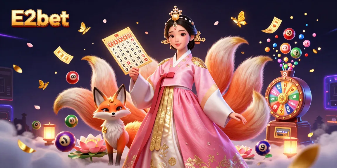 Engage in dynamic gaming with E2bet featuring vivid lottery elements and captivating 3D characters.