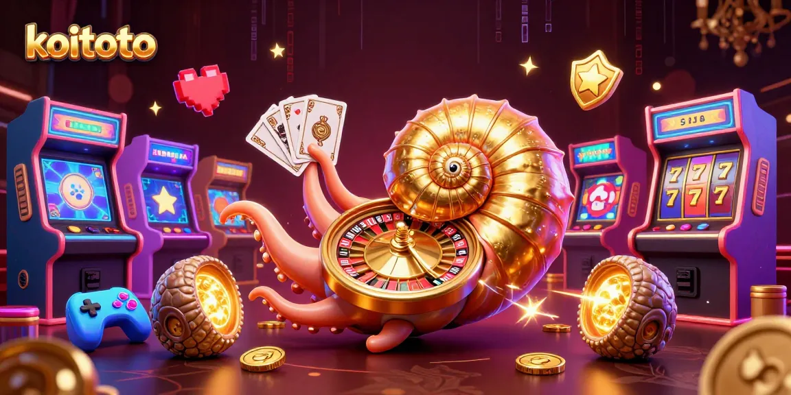 Koin emas bersinar saat KOITOTO menciptakan peluang jackpot di mesin slot dengan desain 3D yang memukau.