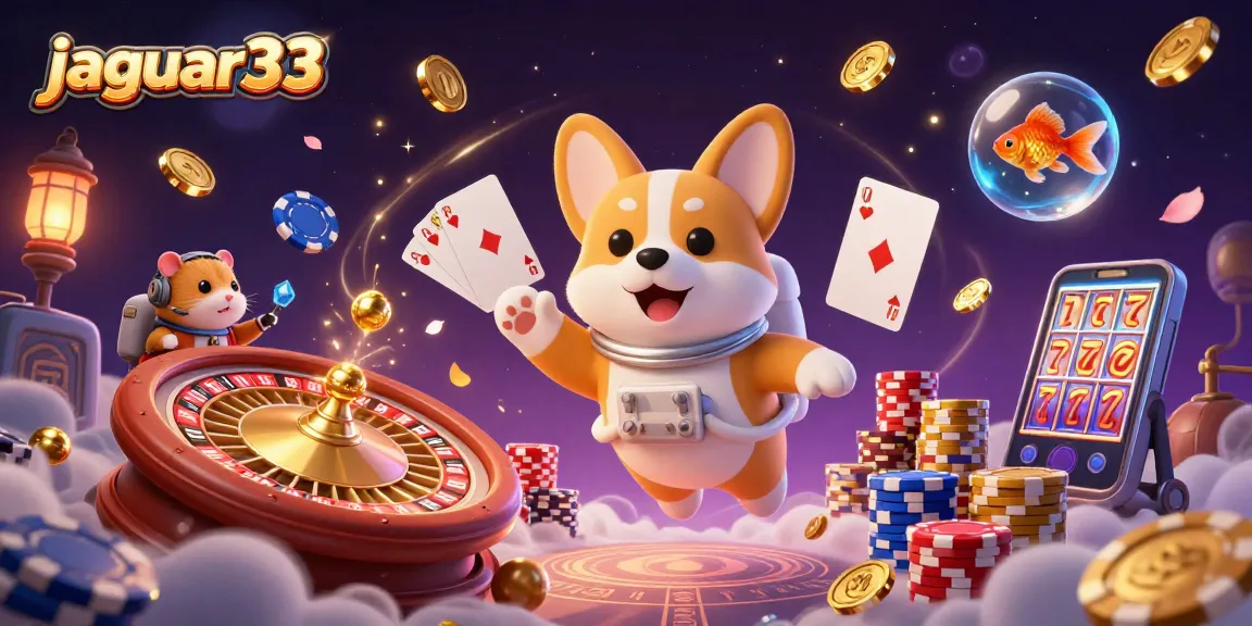 Experience jackpots at jaguar33 with floating winning themes, colorful elements, and engaging gameplay.