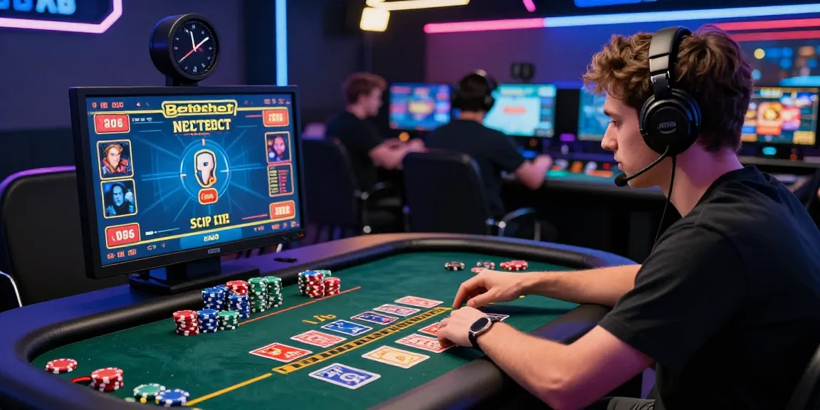 Player enjoying an engaging Betebet live casino experience at a sleek gaming table.