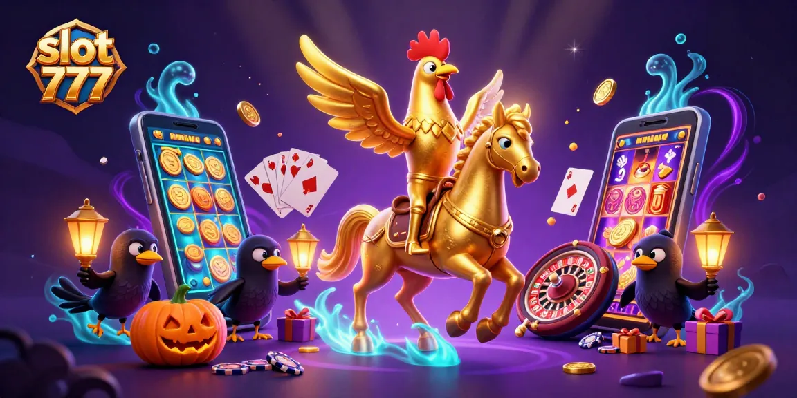 Engage with slot 777 online casino action featuring golden rooster and vibrant gaming elements.