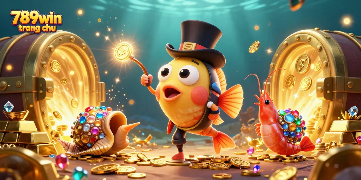Engage in winning strategies at 789win trang chu with colorful treasures and sea-themed characters.